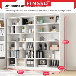 Glant display rack Home Organizer Shelf bookshelf display cabinet / almari buku / rak buku - Image 5