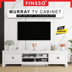 [NEW ARRIVAL ✅] Finsso: Murray multi storage TV Cabinet/ Cabinet Size 6/5 Feet /TV Console/ Rak TV /Coffee Table/