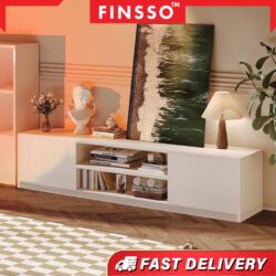 6 Feet Modern TV Cabinet /TV Console/ Media Storage/ Rak TV /Almari Tv /Tv Kabinet /Kenda/Coffee Table - Image 4