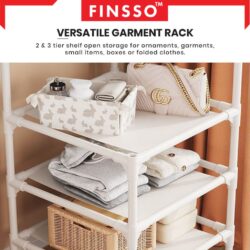 Lotus Storage Rack Corner Coat Rack Drying Rack / Rak Sudut Rak Penyidai Baju Rak/Hanger - Image 4