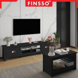 [NEW ARRIVAL ✅] Finsso: Murray multi storage TV Cabinet/ Cabinet Size 6/5 Feet /TV Console/ Rak TV /Coffee Table/ - Image 4