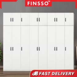 10/6/4 DOORS WARDROBE WITH SHELF / Almari baju /kabinet baju / almari baju budak /5 kaki - Image 6