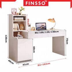 Canberra dressign table 80 & 100 CM + drawer + rack + mirror - Image 6