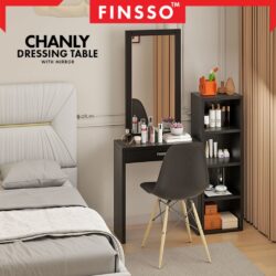 Simple Varsity Dressing Table +Drawer + Mirror Make Up Table / meja solek / meja makeup - Image 5