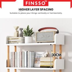 Aralia 6/5/4 Layers Simple Bookshelf/ rak buku / book rack / almari buku library bookshelf - Image 8