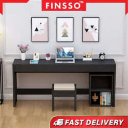 Elisa Modern Office Desk Easy Install / Micke Study Table with Storage /Side table/meja belajar / study table - Image 4