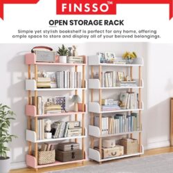 Aralia 6/5/4 Layers Simple Bookshelf/ rak buku / book rack / almari buku library bookshelf - Image 2