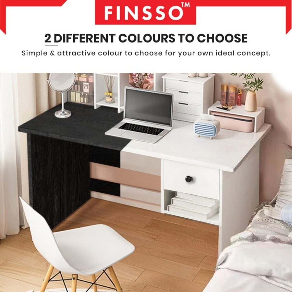Florida Luxury Writing Table with Drawers with lock /meja belajar / Study Table Wood - Image 6