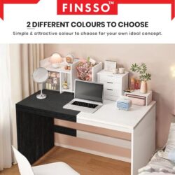 Elisa Modern Office Desk Easy Install / Micke Study Table with Storage /Side table/meja belajar / study table - Image 8