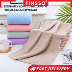 Towel 2in1 Luxury Super Large Towel Set High Absorbent Soft Bath Towel + Face Towels Tuala 2 in 1 - Image 6