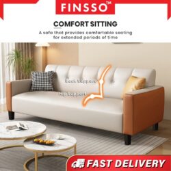 Khalifa Luxury Sofa PVC CLASSIC LEATHER & FABRIC - Image 6