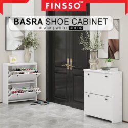 [NEW✅] Finsso: Basra Shoe Cabinet/ Shoe Rack Large Capacity Multi-layer/ Almari Kasut/ Rak Kasut Bertutup/ Kabinet Kasut - Image 2