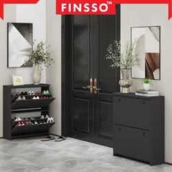 [NEW✅] Finsso: Basra Shoe Cabinet/ Shoe Rack Large Capacity Multi-layer/ Almari Kasut/ Rak Kasut Bertutup/ Kabinet Kasut - Image 3