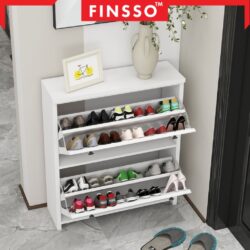 [NEW✅] Finsso: Basra Shoe Cabinet/ Shoe Rack Large Capacity Multi-layer/ Almari Kasut/ Rak Kasut Bertutup/ Kabinet Kasut - Image 6