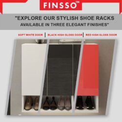 [NEW ✅] Finsso: Norhill Wall Shoe Cabinet with Shelf/ Wooden Shoe Organizer/ shoe rack storage/ kabinet rak kasut - Image 7