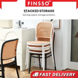Caspia Nordic rattan chair PP Chair Plastic Chair - Image 4