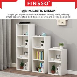 Omar 2/3/4 Tier Bookshelf / DIY Utility Shelf / rak buku / rak baju kecil / rak buku murah - Image 6