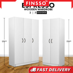2 & 3 Door Wooden Wardrobe / Almari Baju Murah / Wardrobe / 衣橱/ Almari Murah (Customize Available) - Image 8