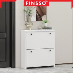 [NEW✅] Finsso: Basra Shoe Cabinet/ Shoe Rack Large Capacity Multi-layer/ Almari Kasut/ Rak Kasut Bertutup/ Kabinet Kasut - Image 4