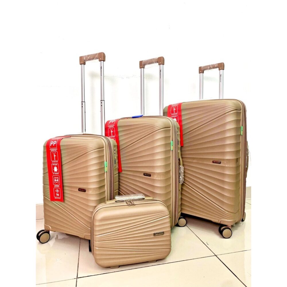 10yrs Warranty Pieris Travel Luggage 14''/20''/24'' inches PP Material Unbreakable Luggage Bags - Image 4