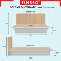 SOLOMA SERIES QUEEN BEDFRAME - Image 8