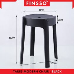 Nordic Chair Plastic Chair/ Restaurant Dining Chairs/Minimalist Outdoor/Stool - Image 8