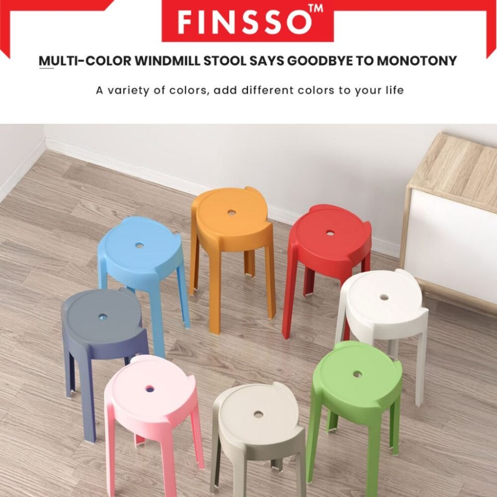 Nordic Chair Plastic Chair/ Restaurant Dining Chairs/Minimalist Outdoor/Stool - Image 2