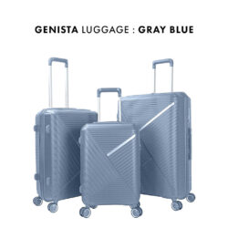 GENISTA Travel Luggage Beg Bagasi Lightweight 4 Wheels 360 Rotation Luggage PP Zipper Suitcase for Business Trips - Image 3