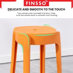 Nordic Chair Plastic Chair/ Restaurant Dining Chairs/Minimalist Outdoor/Stool - Image 3