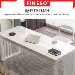 Toronto office table with 32mm table top + stronger kaki meja (Customize Available) - Image 5