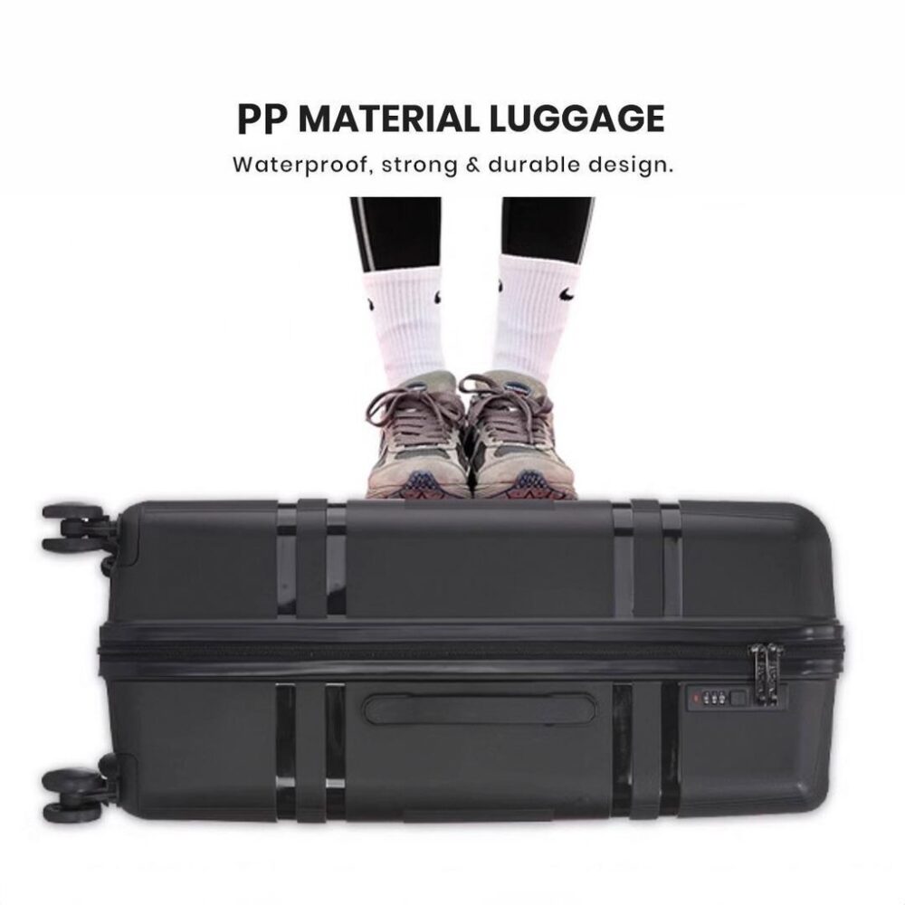10yrs Warranty Canna Travel Luggage 20/24 inches PP Material Unbreakable Luggage Bags - Image 9