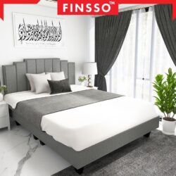 TEHRAN SET Luxury Swiss-Foundation Divan Queen Bed Frame Katil queen + wardrobe (Customize Available) - Image 2