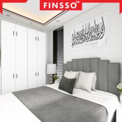 TEHRAN SET Luxury Swiss-Foundation Divan Queen Bed Frame Katil queen + wardrobe (Customize Available) - Image 5