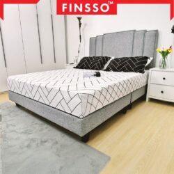 E1 Grade KASHAN SET Luxury Swiss-Foundation Divan Queen Bed Frame Katil queen (Low Formaldehyde) - Image 5