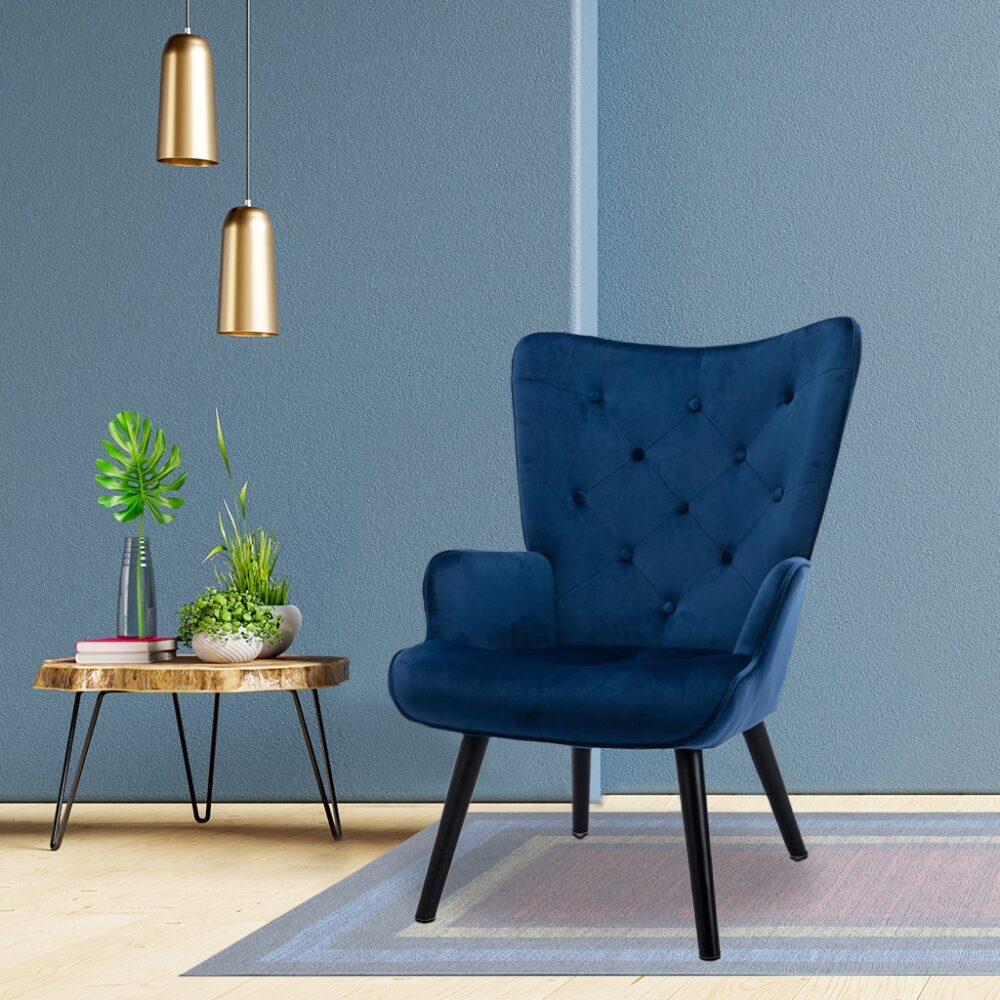 Kevyn Wing Chair Lounge Chair European Style Nordic Armchair Sofa / Single Sofa 1 Seater / Sofa Chair - Image 2