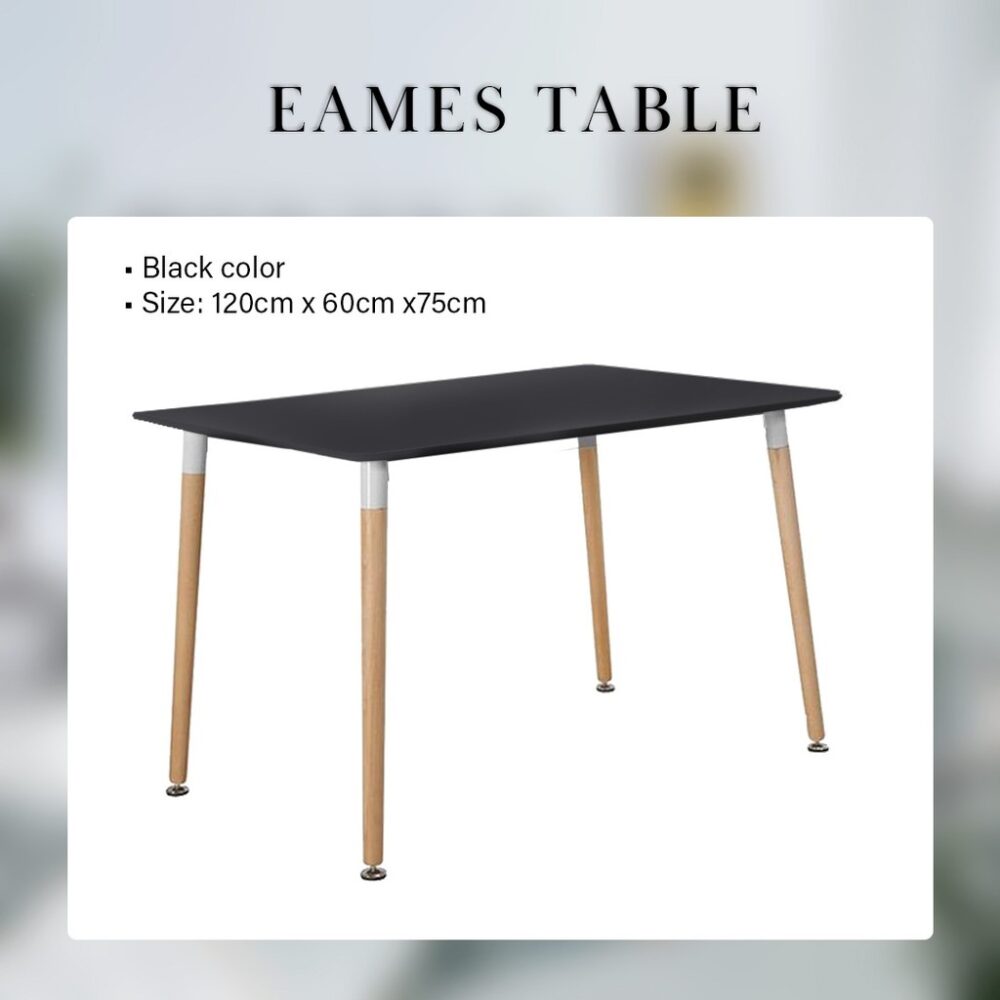 Creative Eames Simple Medium Sized Dining Table & Dining Chair - Image 2