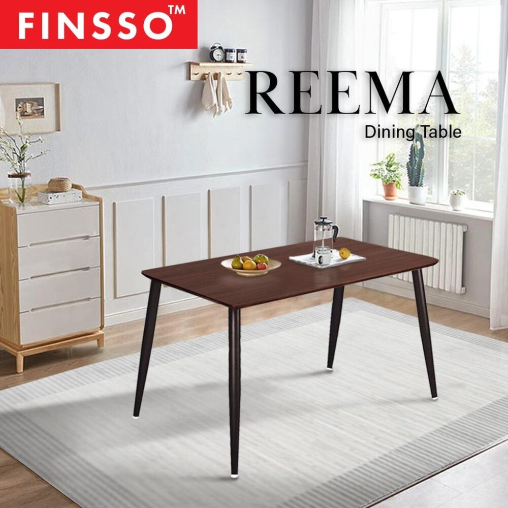 REEMA Dining Set with 3V HIVE Dining Chairs / Set Meja Makan - Image 2