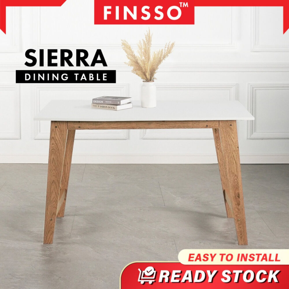 New Arrival Sierra Dining Table / 4 Dining Chairs / Meja Makan Murah / Study Table / Balcony/ 餐桌 / Kerusi Meja - Image 2