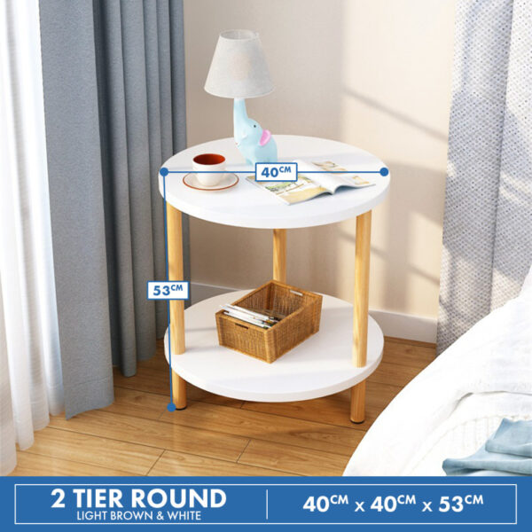 GION Modern side table meja kecil BedSide Table / side table with 1 drawer / side table with 2 drawer