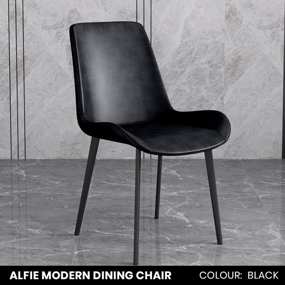Beturn Leather Simple & Modern Dining Chair/ Kerusi Makan/Alfie Dinning chair - Image 2
