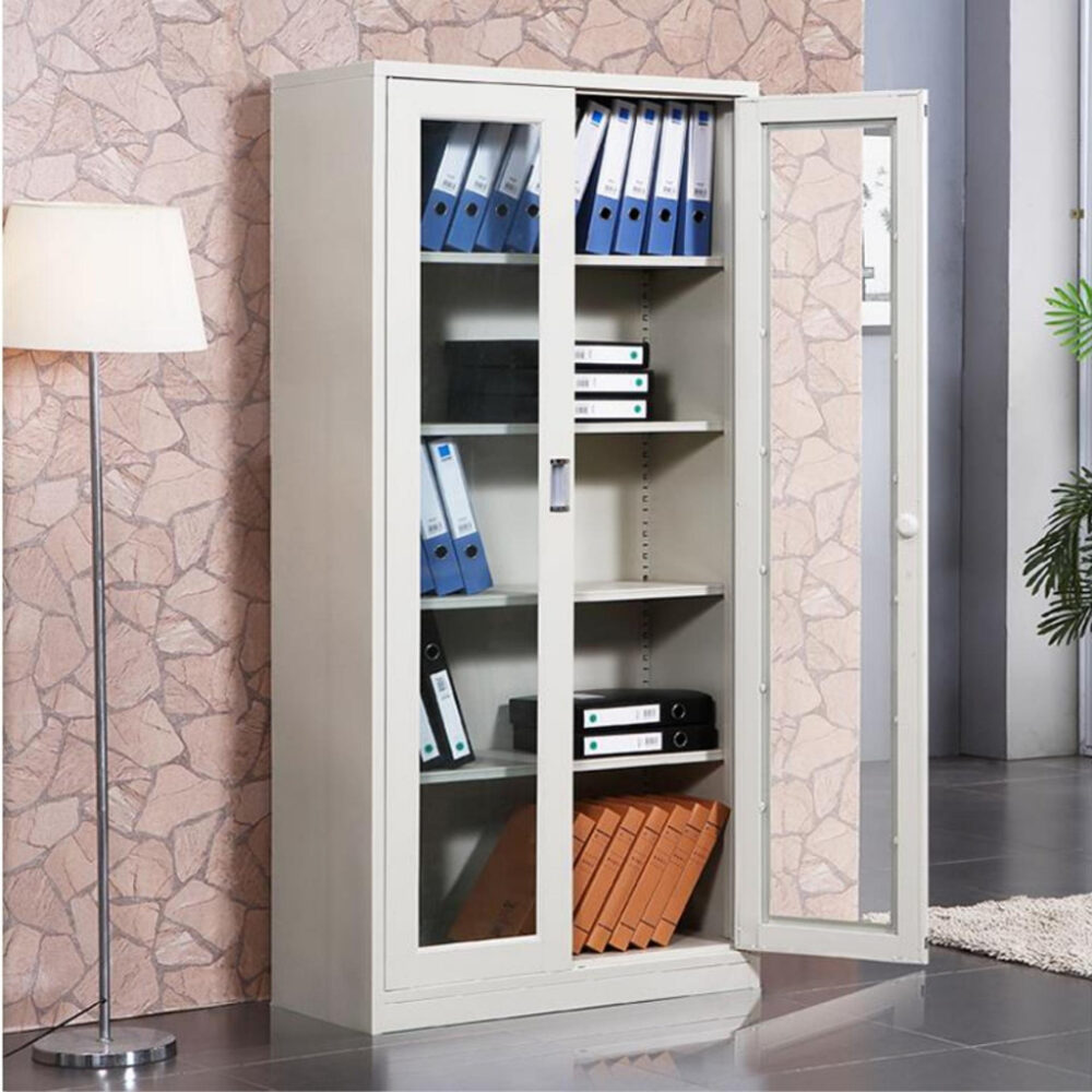Metal Locker - Filing Cabinets Office Bookcases Data Metal Cabinets Multifunctional Storage Rack Locker - Image 2