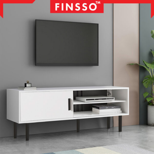 SNOW SERIES Adjustable Height TV Cabinet with Storage / Kabinet TV/ Meja TV / Rak TV/ 3.5 FT Coffee Table