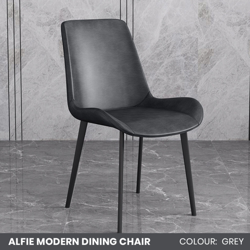 Beturn Leather Simple & Modern Dining Chair/ Kerusi Makan/Alfie Dinning chair - Image 2