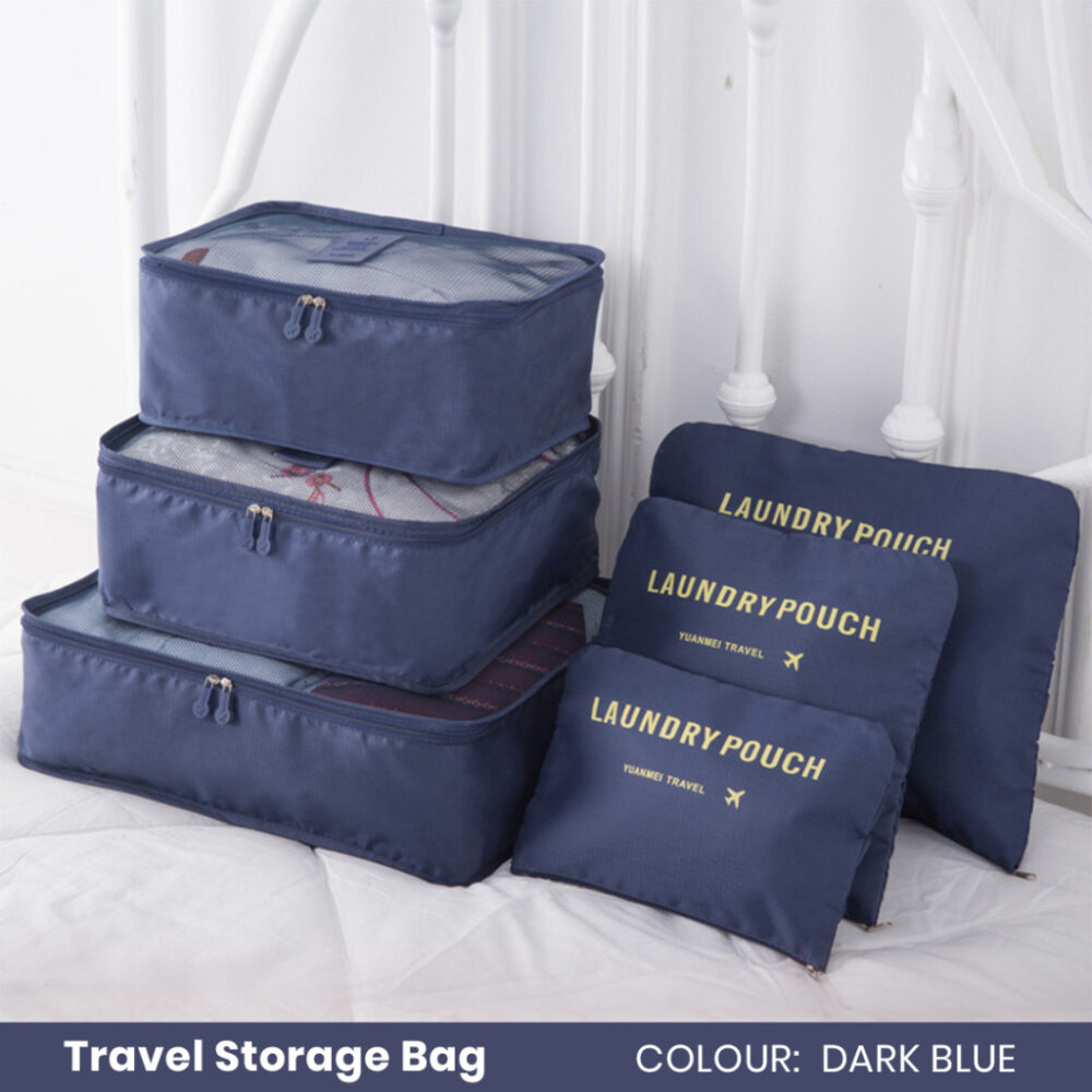 6 in 1 Travel Organizer Waterproof Pouch Bag Multipurpose Storage - Image 2
