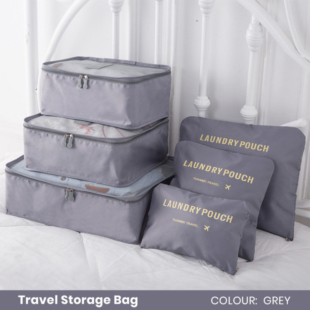 6 in 1 Travel Organizer Waterproof Pouch Bag Multipurpose Storage - Image 2
