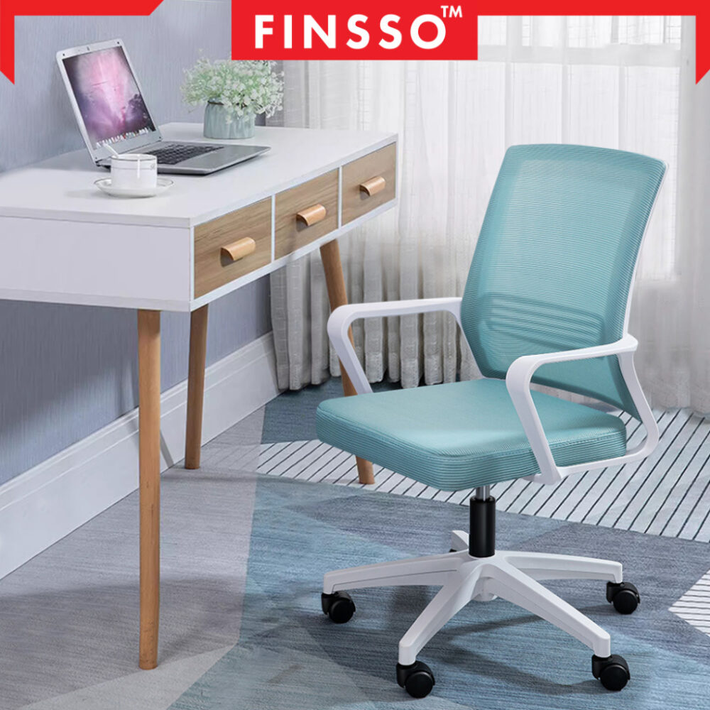 Adjustable Swivel Med - Back Mesh 4005 Office Chair with Chrome Leg /Kerusi pejabat