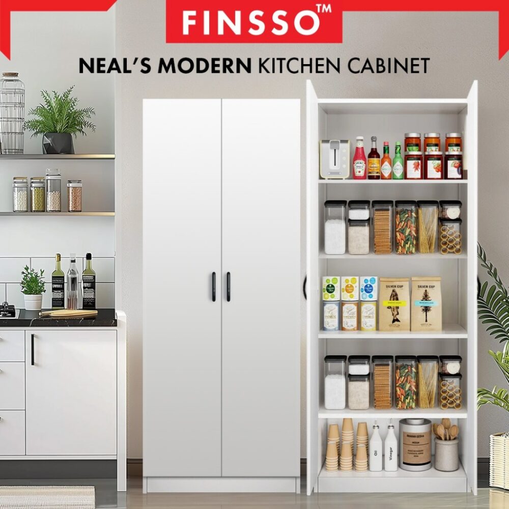 Neal's Modern Large Kitchen Cabinet with 2 Door / Rak Dapur / Almari dapur / kabinet dapur / Multipurpose - Image 3