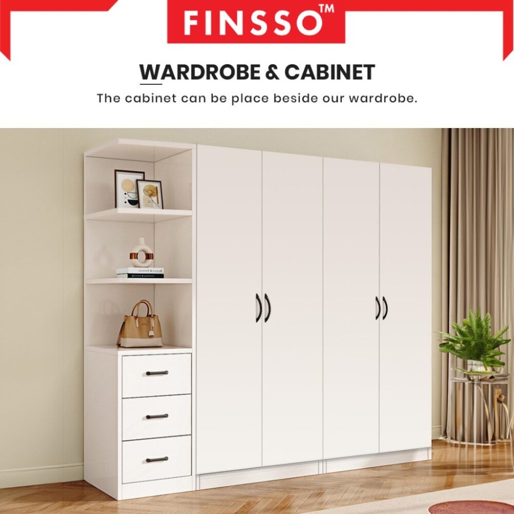 Lena Seating Corner Cabinet Corner Cabinet Triangle Cabinet / almari baju murah / wardrobe - Image 5