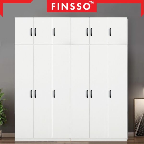10/6/4 DOORS WARDROBE WITH SHELF / Almari baju /kabinet baju / almari baju budak /5 kaki
