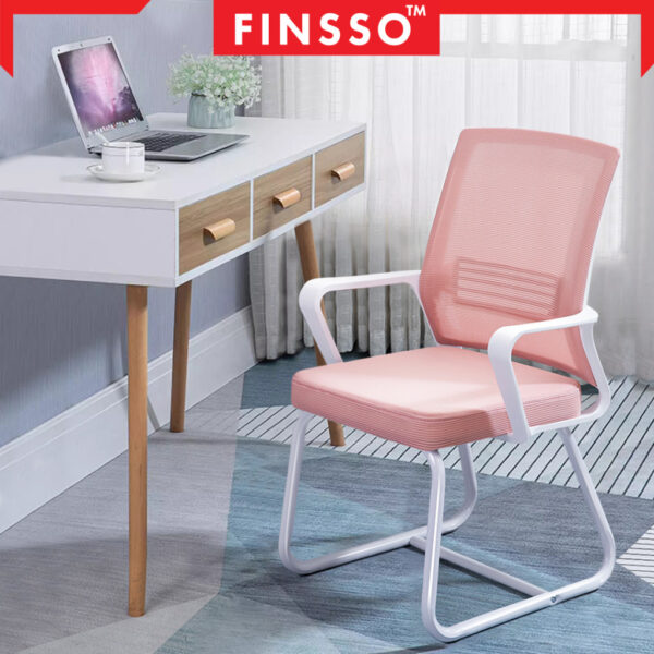 Adjustable Swivel Med - Back Mesh 4005 Office Chair with Chrome Leg /Kerusi pejabat
